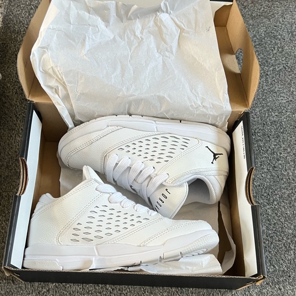 Air Jordan kids Flight Origin 4 White Sneakers - Picture 13 of 13